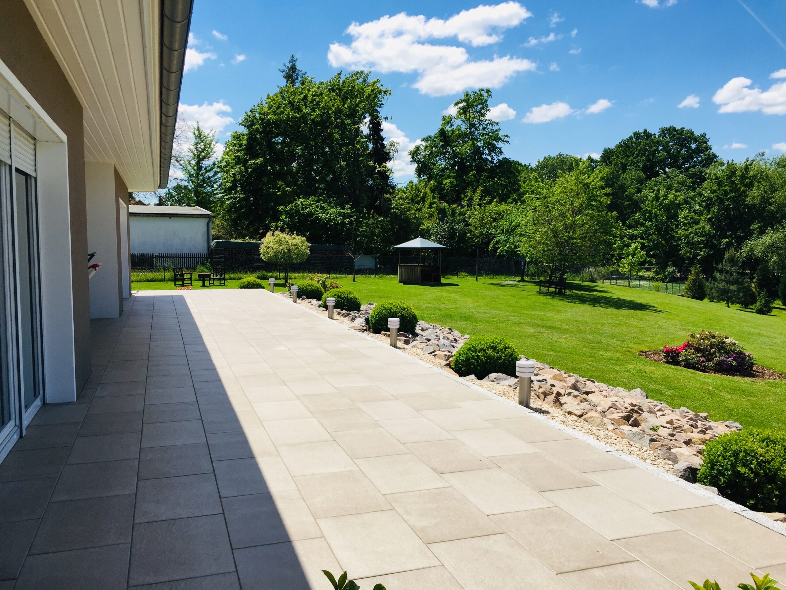 Menüleiste Terrassenplatten