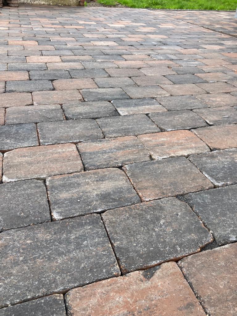 &Ouml;kopflaster Oldenburger M&uuml;nsterland Antik Muschelkalk Antik Pflastersteine