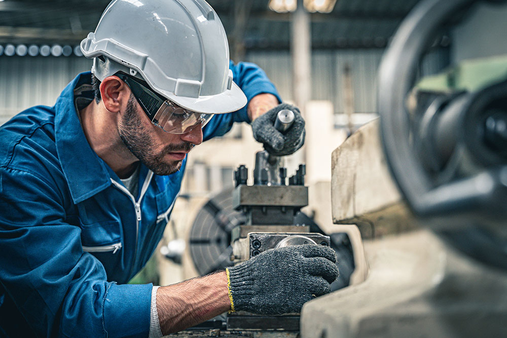 Arbeiter in der Produktion